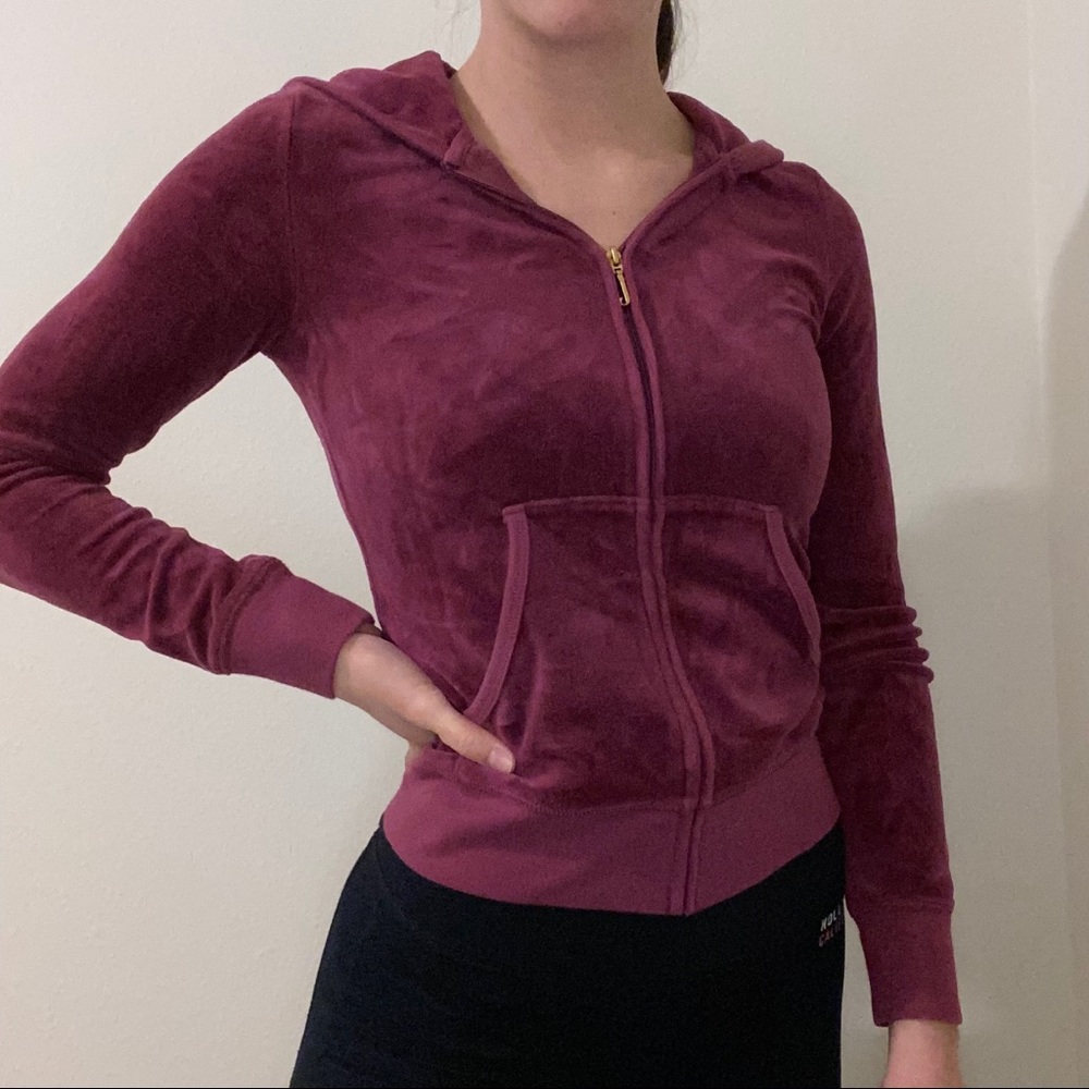 Juicy Couture Velvet track jacket